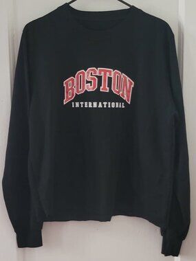 Black Boston Int'l Sweater